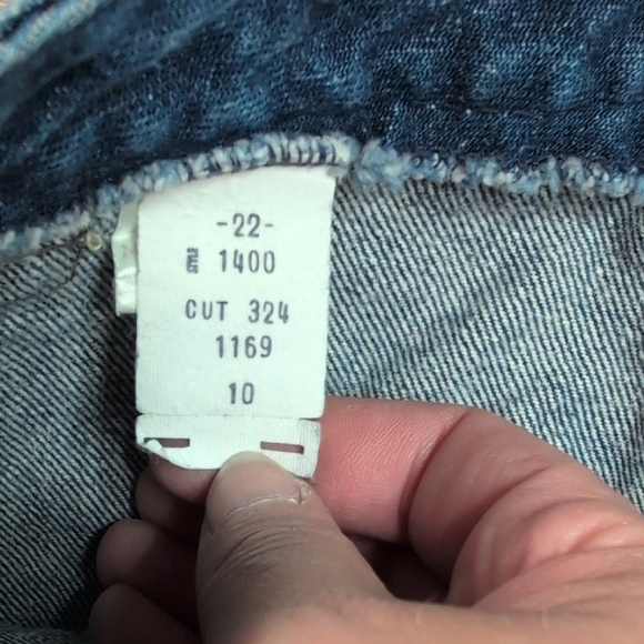 Calvin Klein Women's  Blue Jeans. 80s Bareback - Picture 6 of 7